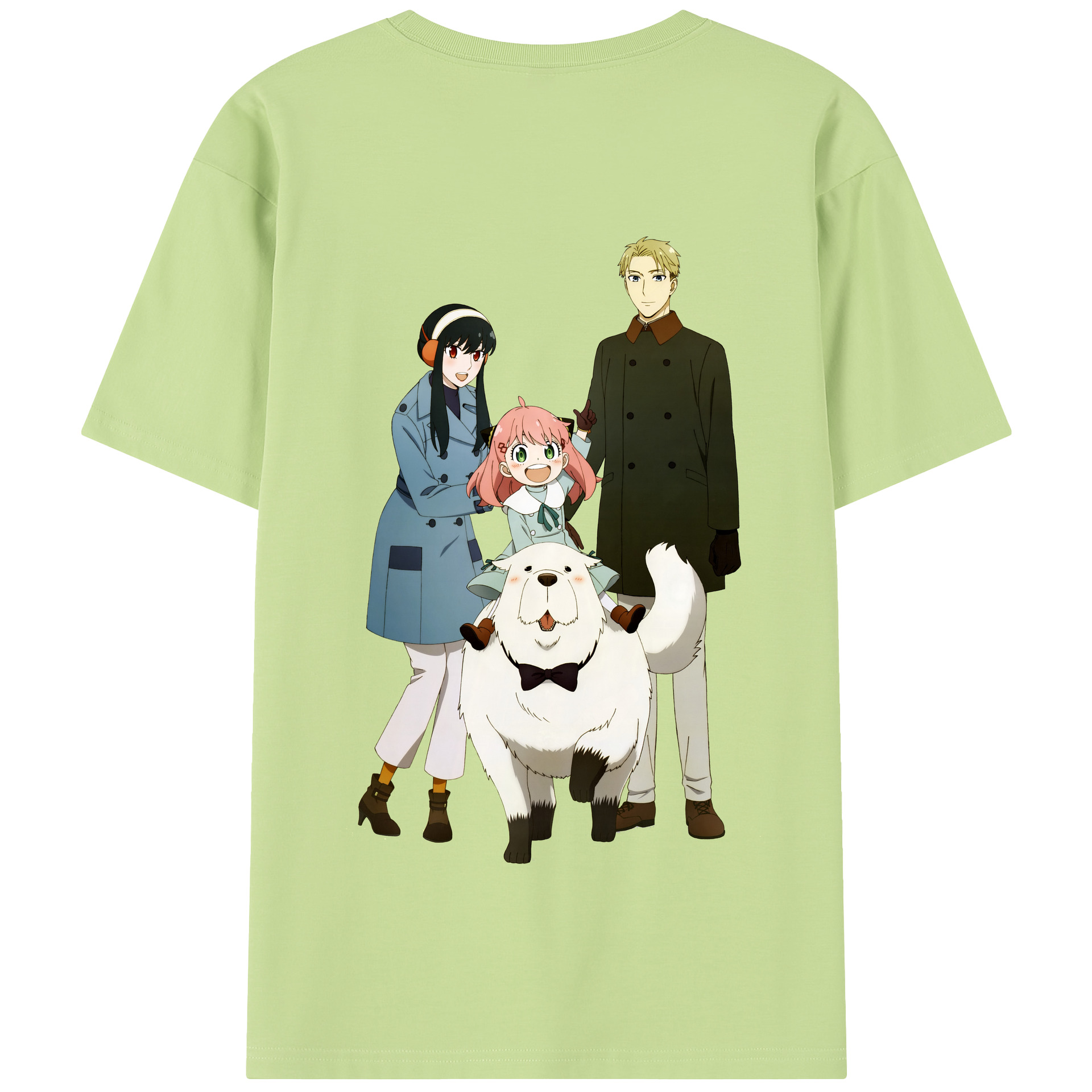 （画像用） SPY×FAMILY间谍家家酒 綿100％半袖Tシャツ（背面プリント）